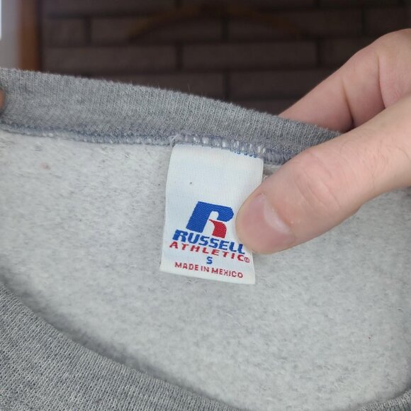 Vintage 'Russell Athletic' Rangers grey crew-neck sweatshirt men's S - Picture 3 of 3